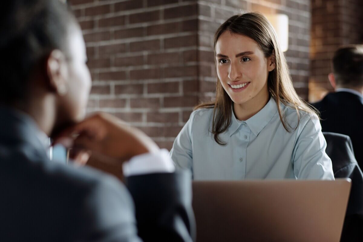 Woman having a coaching and mentoring session